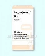 KORDAFLEKS 0,02 tabletkalari N30
