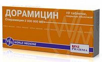 DORAMISIN tabletkalari 3000000me N10