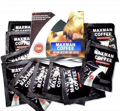 Кофе для повышения потенции и продолжительности полового акта "MAXMAN COFFEE":uz:Jinsiy aloqa kuchini va davomiyligini oshiradigan kofe "MAXMAN COFFEE"