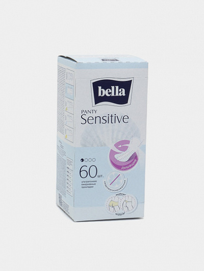 Прокладки ежедневные Bella Panty Sensitive 60 штук