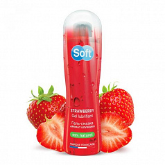 Гель-лубрикант клубничный Soft Strawberry lubricant gel:uz:Gel-lubricant Soft Strawberry lubricant gel