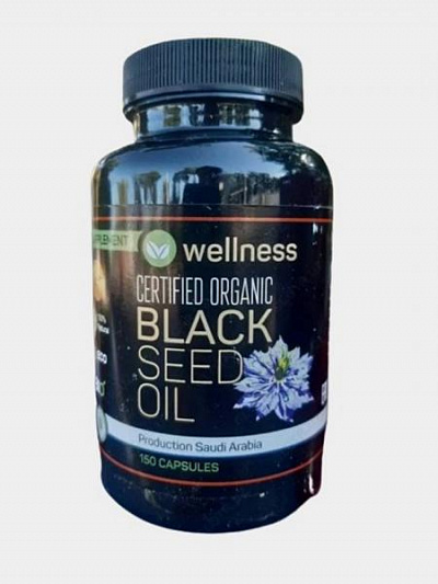 Масло черного тмина Black Seed Oil (Wellness):uz:Qora sedana yog'i Black Seed Oil  (Wellness)