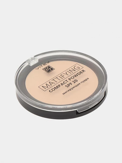 Пудра для лица Vitex Mattifying Compact Powder SPF20, тон 02