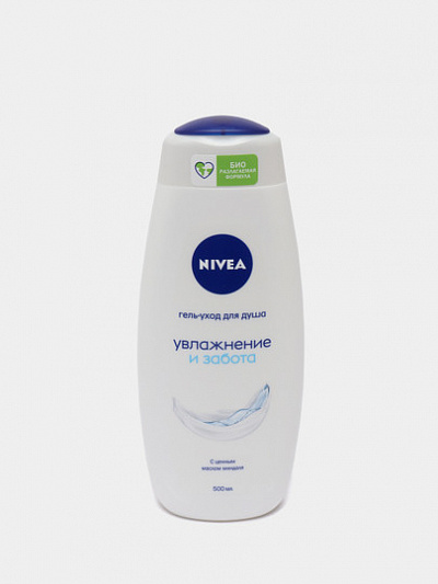 Крем гель для душа Nivea Увлажнение и забота, 500 мл