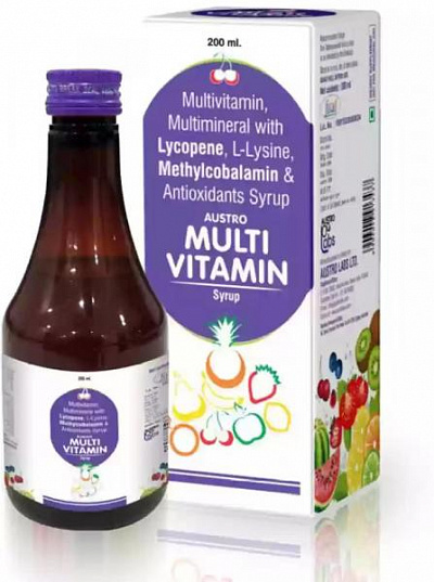Мультивитаминный сироп Multi vitamin syrup Austro lab:uz:Multivitamin Multi vitamin syrup Austro lab