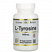 L-тирозин, California Gold Nutrition, AjiPure, 500 мг, 60 растительных капсул:uz:L-Tyrosine, California Gold Nutrition, AjiPure, 500 mg, 60 Veg Kapsulalar