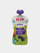 Детское пюре HiPP Organic, слива, смородина, груша, 100 г