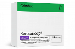 ВЕНЛАКСОР таблетки 37,5мг N30