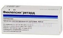 ФИНЛЕПСИН РЕТАРД 0,4 таблетки N50