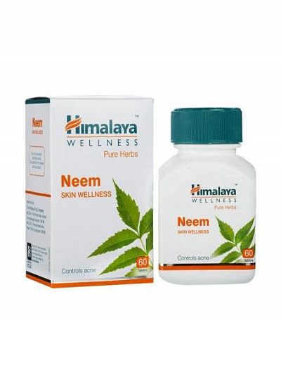 Капсулы для здоровья Ним (Neem) Himalaya 60 таб.:uz:Neem sog'liqni saqlash kapsulalari (Neem) Himalaya 60 tabletka.
