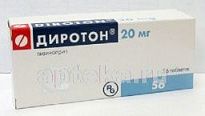 DIROTON 0,02 tabletkalari N56