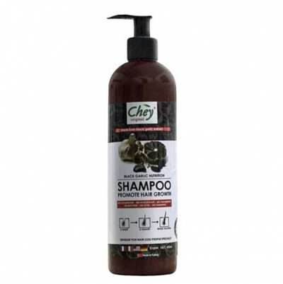 Шампунь c экстрактом черного чеснока "Chey":uz:Qora sarimsoq ekstrakti bilan Chey shampun