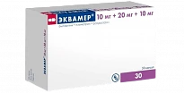 EKVAMER kapsulalar  10mg+20mg+10mg N30