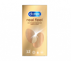 Презервативы Durex Real Feel №12 (из синтетического латекса):uz:Durex Real Feel №12 prezervativ (sintetik lateks)