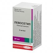 LEVOSETIL tomchilar dlya priema vnutr 20ml 5mg/ml