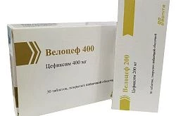 ВЕЛОЦЕФ 200 таблетки 200мг N30