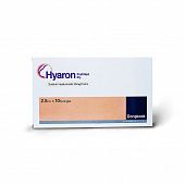 HYARON PREFILLED INJECTION раствор для инъекций 2,5мл 25мг/2,5мл N10