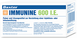 IMMUNIN liofilizat 600ME