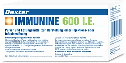 ИММУНИН лиофилизат 600МЕ