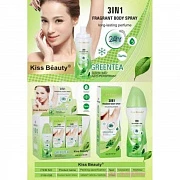 Antiperspirant Kiss Beauty 3 In 1  Fragrant Body Spray