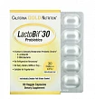 Пробиотики California Gold Nutrition, LactoBif, 30 млрд КОЕ, 60 вегетарианских капсул:uz:Kaliforniya oltin oziqlantiruvchi probiyotiklari, LactoBif, 30 milliard CFU, 60 sabzavotli kapsulalar
