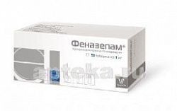 FENAZEPAM 0,001 tabletkalari N50