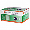 Шприцы инсулиновые одноразовые BD Micro-Fine Plus с иглами 0,5 ml с иглами 6mm №10