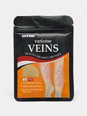 Oбезболивающий пластырь для ног Veins, от варикозного расширения вен, 12 шт