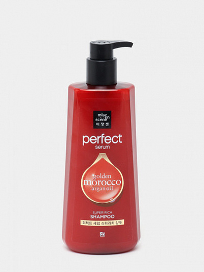 Шампунь для окрашенных волос Mise En Scene Perfect Serum Shampoo Super Rich, 680 мл