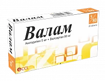 VALAM tabletkalari 5mg/80mg N28