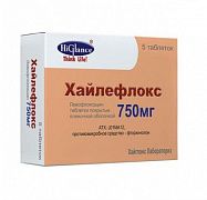 ХАЙЛЕФЛОКС 0,75 таблетки 0,75мг N5