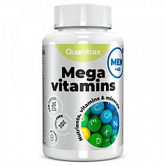 Витамины для мужчин Quamtrax Mega Vitamins for Men (60 таб):uz:Erkaklar uchun vitaminlar Quamtrax Mega erkaklar uchun vitaminlar (60 tab)