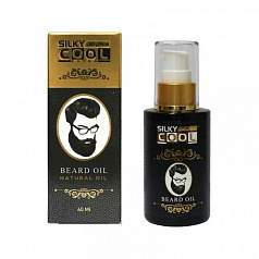 Масло для роста бороды Silky Cool Beard Oil:uz:Soqol o'sishi uchun moy SILKY COOL BEARD OIL