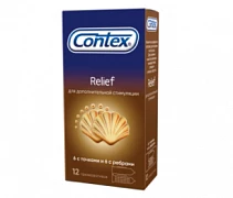 Презервативы Contex Relief №12 (с ребрами,с точками)
