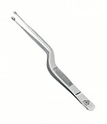 Пинцет ушной штыковидный с рабочей частью ложкообразной формы 140x2,5 мм