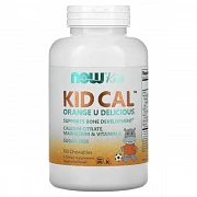 NOW Foods, Kid Cal, 100 жевательных таблеток