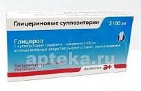 GLISERIN 2,10 rektal suppozitorialar N12