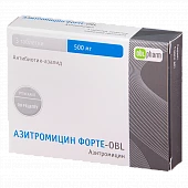 AZITROMISIN FORTE OBL tabletkalari 500mg N3