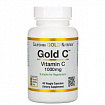 California Gold Nutrition, Gold C, витамин C, 1000 мг, 60 вегетарианских капсул:uz:California Gold Nutrition, Oltin C, Vitamin C, 1000 mg, 60 Veg Kapsül