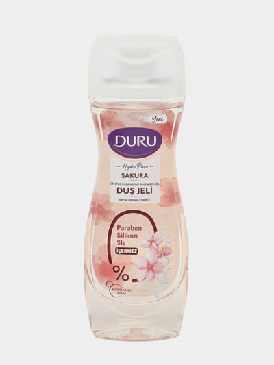 Гель для душа DURU HYDRO Pure Sakura, 450 мл