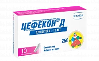 SEFEKON D suppozitorii 250mg N10