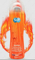 Согревающий лубрикант и массажный гель Soft Warming:uz:Intim moylash va massaj jeli Soft Warming