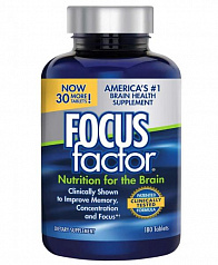 Питание для мозга Focus Factor (180 шт.):uz:Focus Factor miya uchun ovqatlanish (180 ta)