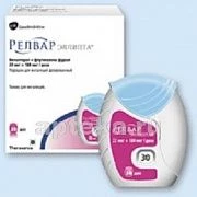 РЕЛВАР ЭЛЛИПТА порошок для ингаляций 22 мкг+184 мкг N30