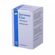 ДОСТИНЕКС таблетки 0,5мг N2