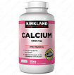 Кальций + Витамин D3 Kirkland Calcium 600mg (500 шт.)
