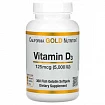 California Gold Nutrition, витамин D3, 125 мкг (5000 МЕ), 360 капсул из рыбьего желатин:uz:California Gold Nutrition, D3 vitamini, 125 mkg (5000 IU), 360 baliq jelatin kapsulalari
