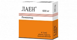 ЛАЕН таблетки 600мг N4