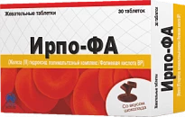 IRPO FA tabletkalari N30