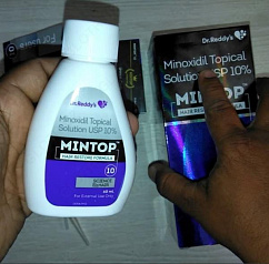 Mintop 10 - лосьон для волос на основе миноксидила:uz:Soch va soqol o'sishi uchun mintop 10